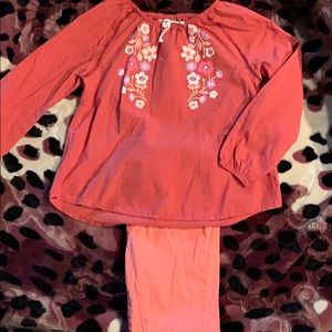 3 for $20😍💎Girls Floral Shirt and Pant Set
